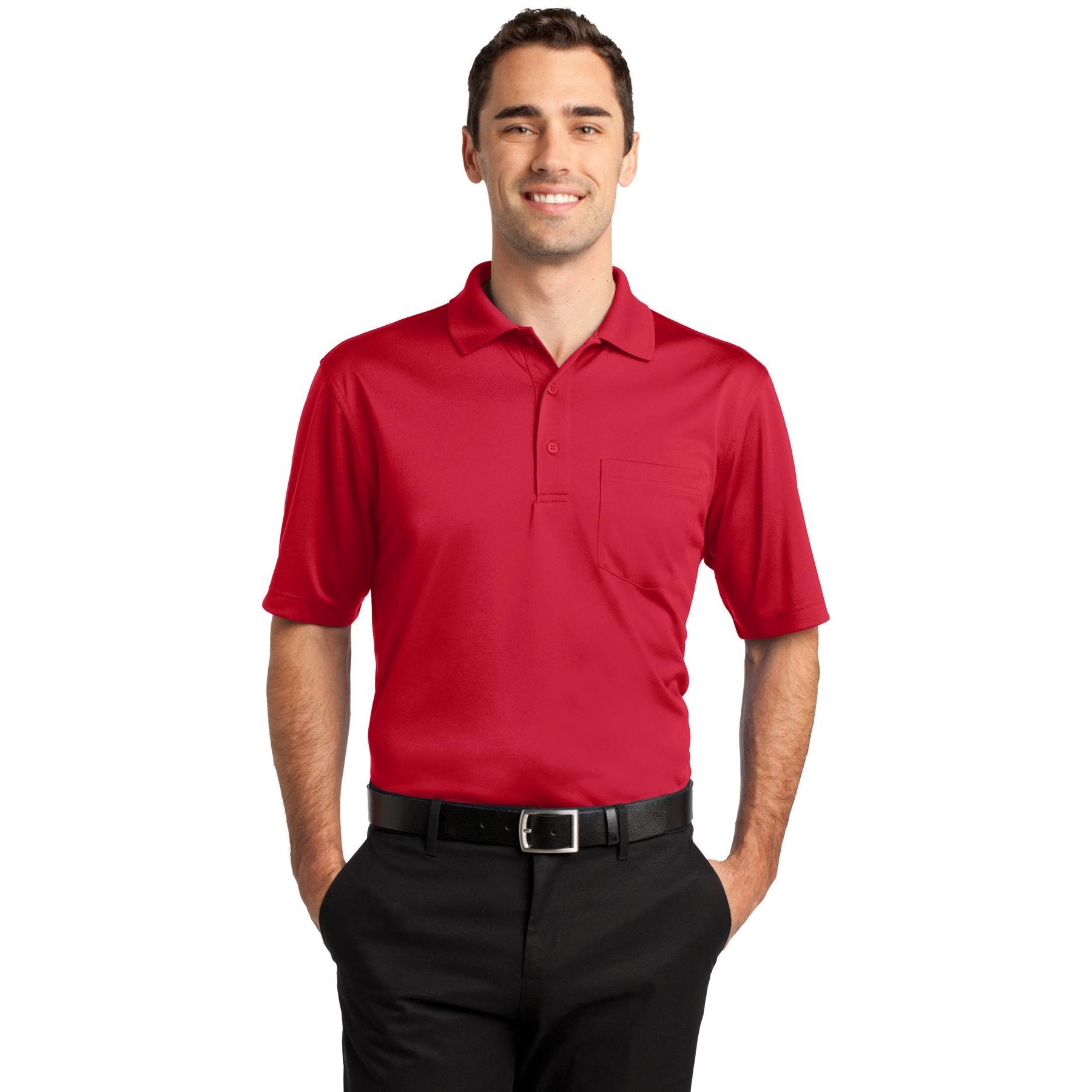 CornerStone-CornerStone® Select Snag-Proof Pocket Polo. CS412P-MedTech-3